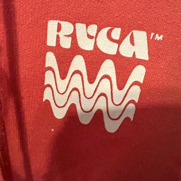 RVCA
Women's Orange Rvca At Ease Graphic Print Hoodie In Peach, Size X-Small - Picture 7 of 10